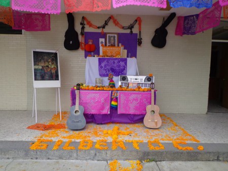 Ofrenda día de muertos 1º A